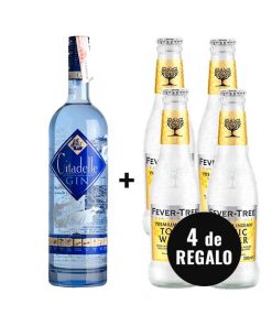 Pack Gin Citadelle + 4 Fever Tree Indian Tonic Water Gratis