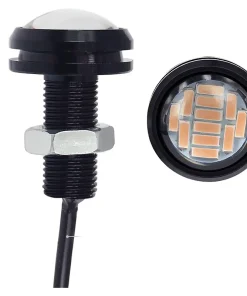Luz Led ojo de Aguila (pack de 2 luces) Amarillo (12 leds por luz)